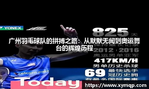 广州羽毛球队的拼搏之路：从默默无闻到奥运舞台的辉煌历程